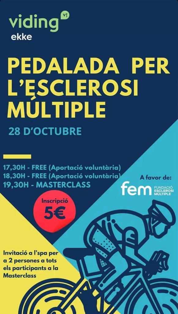 Pedalada solidària per l'Esclerosi Múltiple