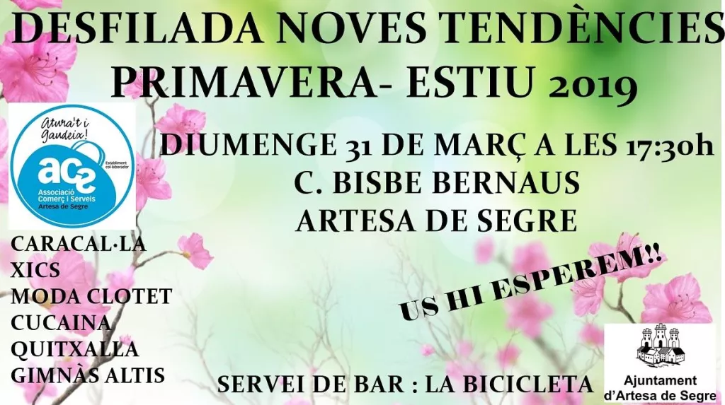 Desfilada tendències Primavera-Estiu 2019