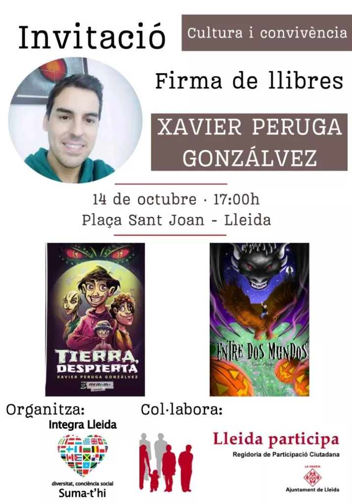 Firma de llibres Xavier Peruga