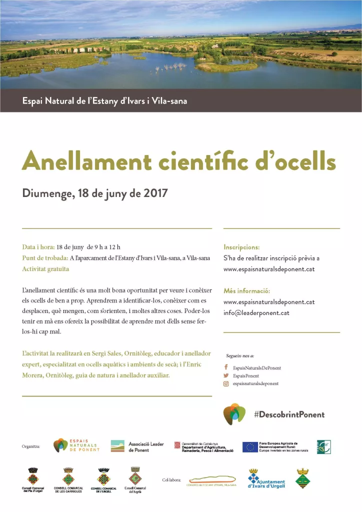 Anellament científic a l'Estany