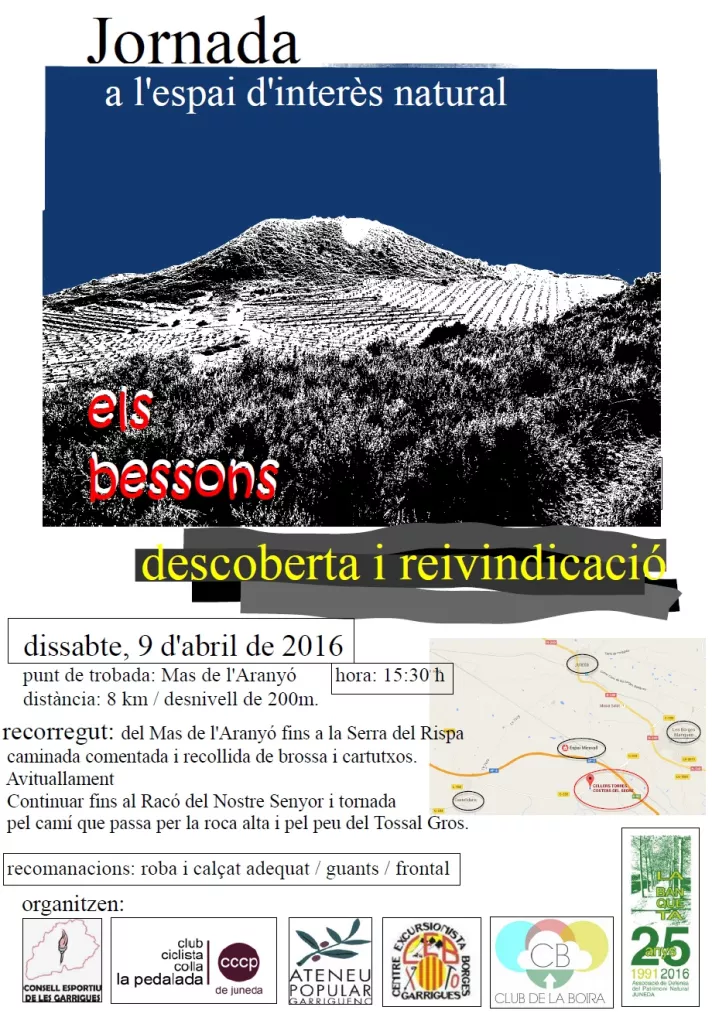 Jornada a Els Bessons. Espai d'Interés Natural