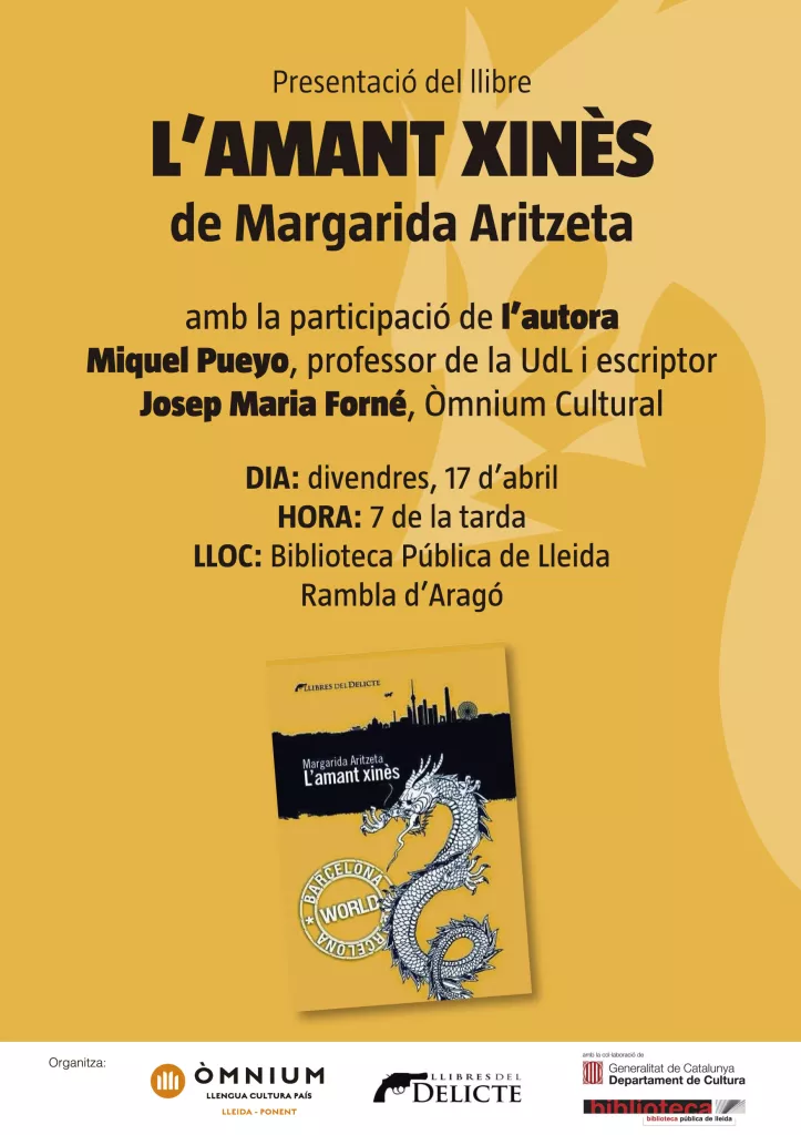 Presentació del llibre 'L'amant xinès'