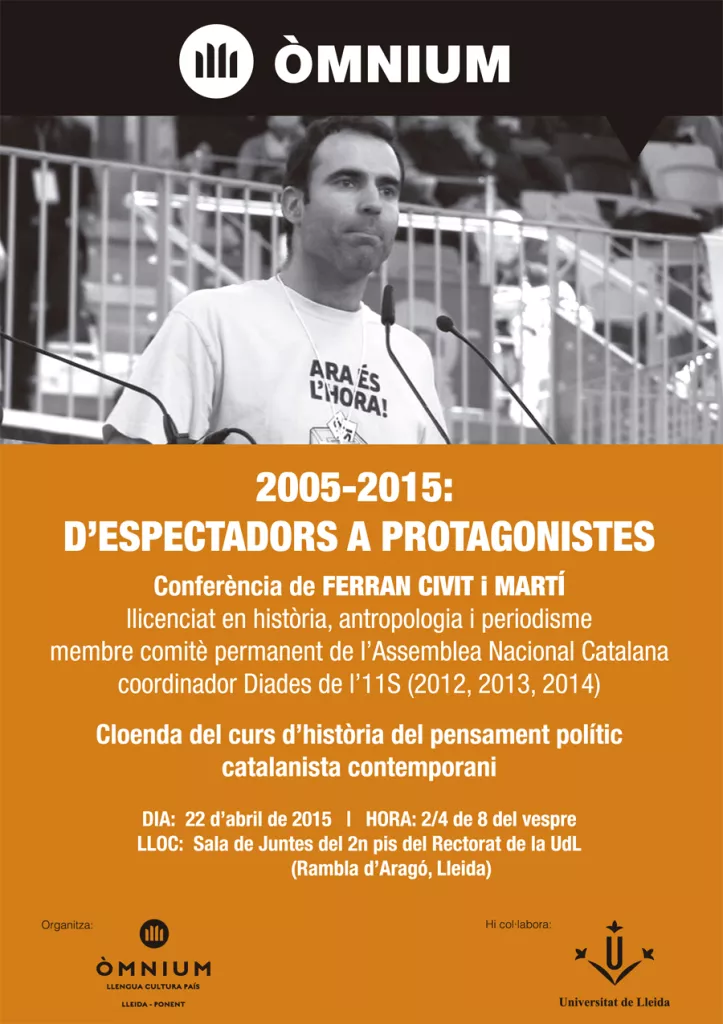 Conferència: '2005-2015: D'espectadors a protagonistes'