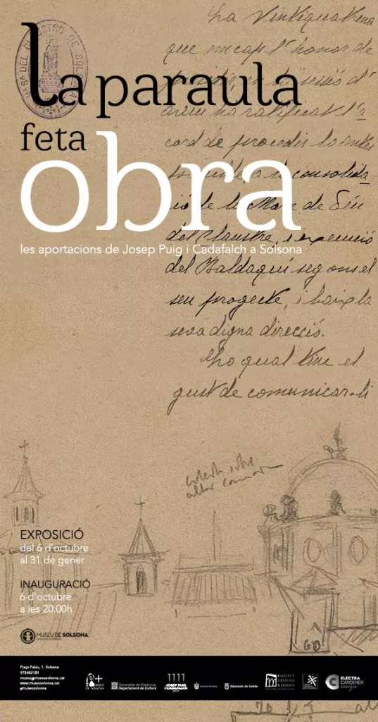 'La paraula feta obra. Les aportacions de Josep Puig i Cadafalch a Solsona'