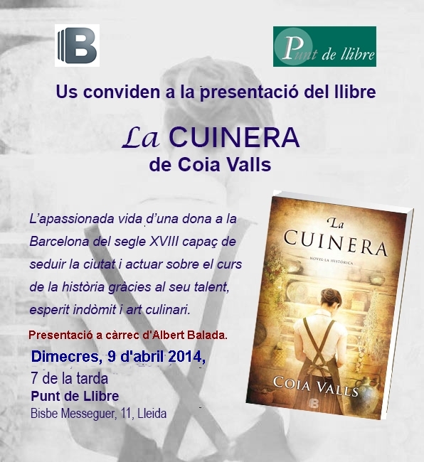 Presentació 'La cuinera' de Coia Valls