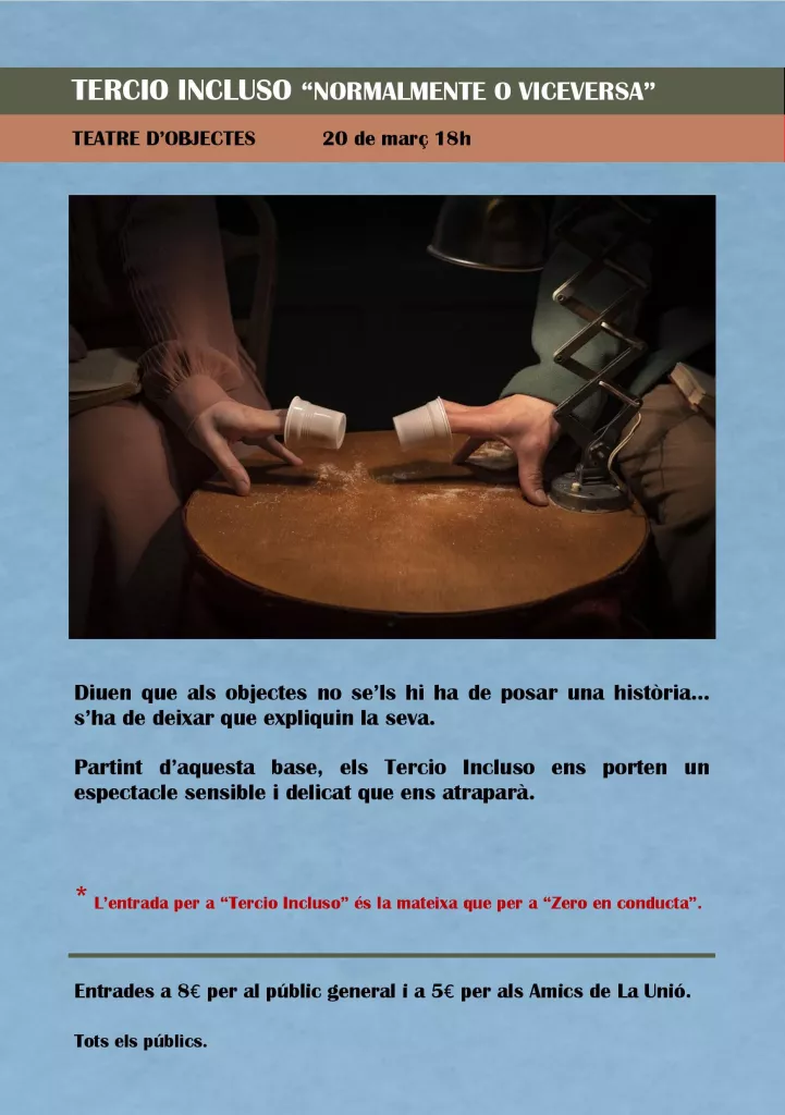 Normalmente o viceversa - Tercio Incluso