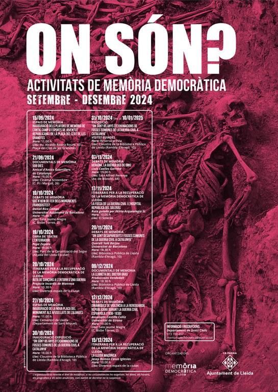 Activitats de Memòria Democràtica