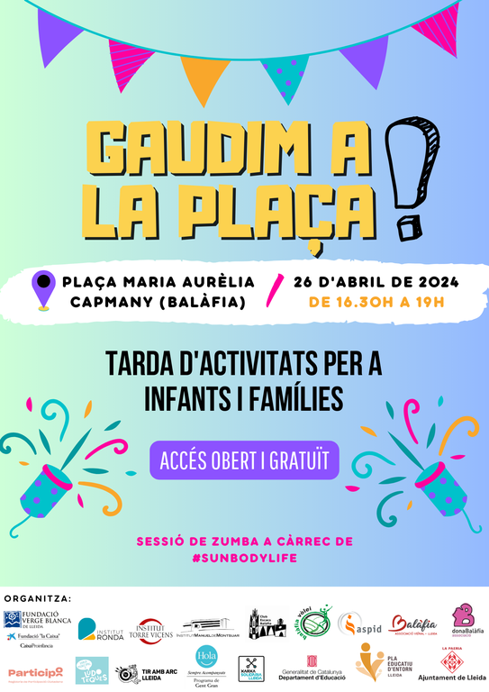 Gaudim a la plaça