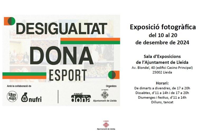 Desigualtat, dona i esport