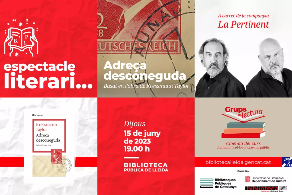 Adreça desconeguda - Cia. La Pertinent