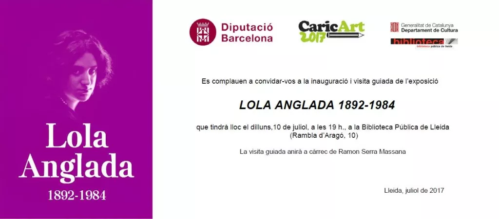 Lola Anglada a 'CaricArt 2017'
