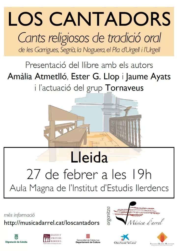 Presentació del llibre 'Los cantadors'
