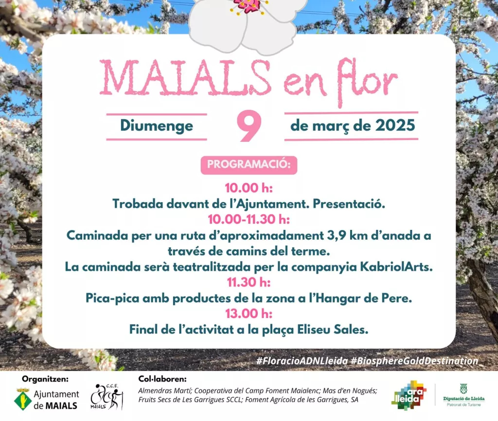 Maials en flor
