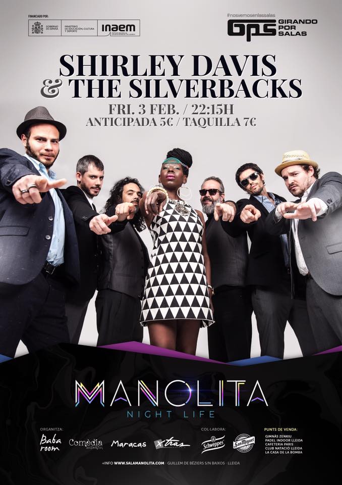 Shirley Davis & The Silverbacks en concert