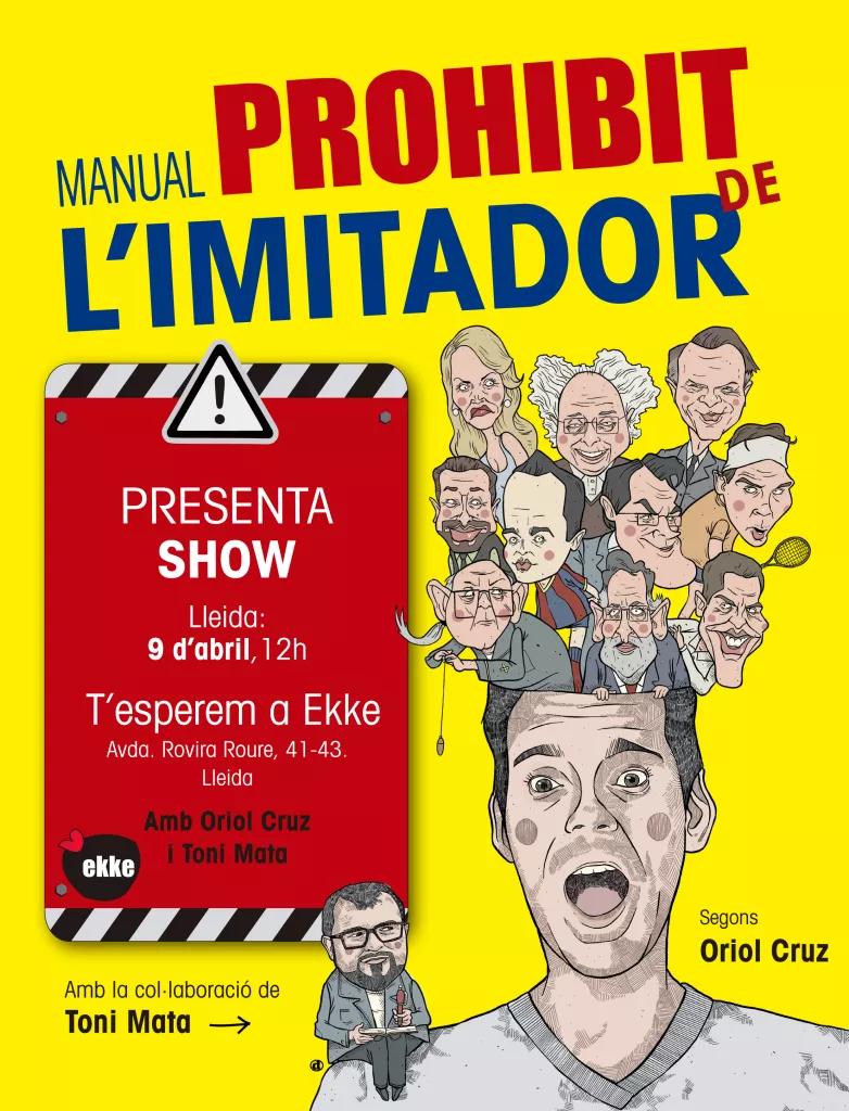 Presentació del llibre 'Manual prohibit de l'imitador'