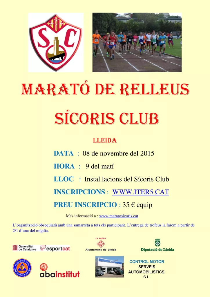 Marató de relleus Sícoris Club