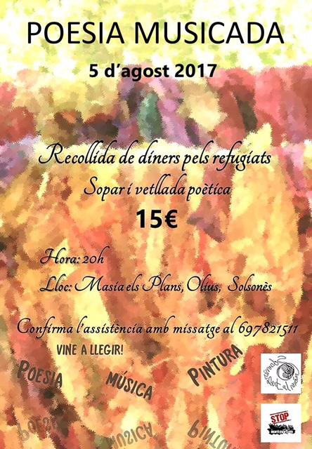 Vetllada poètica i solidària