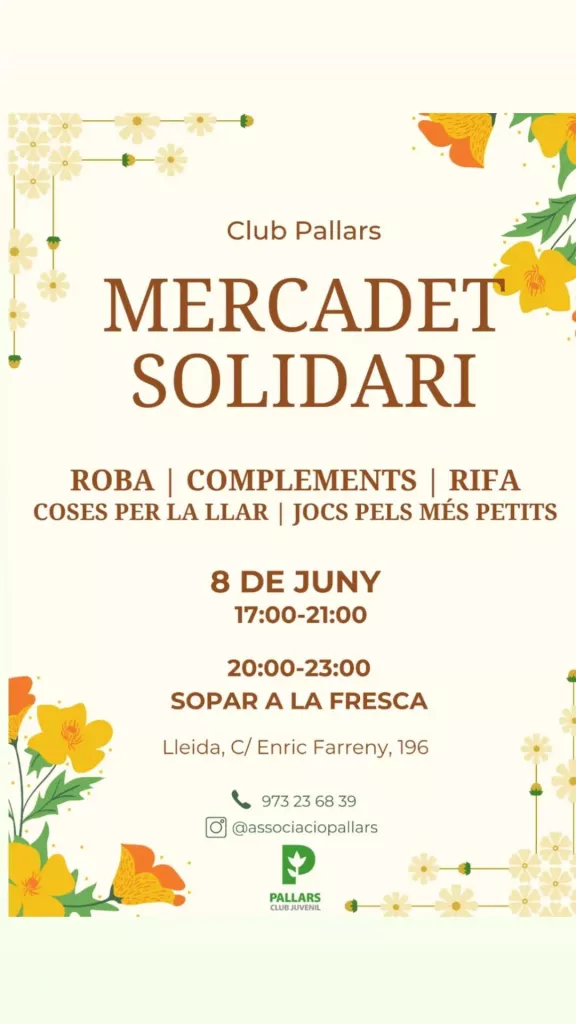 Mercadet Solidari Club Pallars