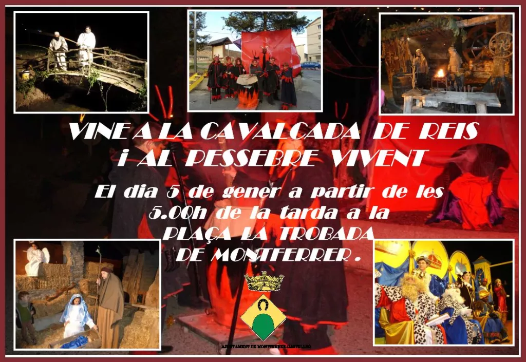 Pessebre vivent i cavalcada de Montferrer
