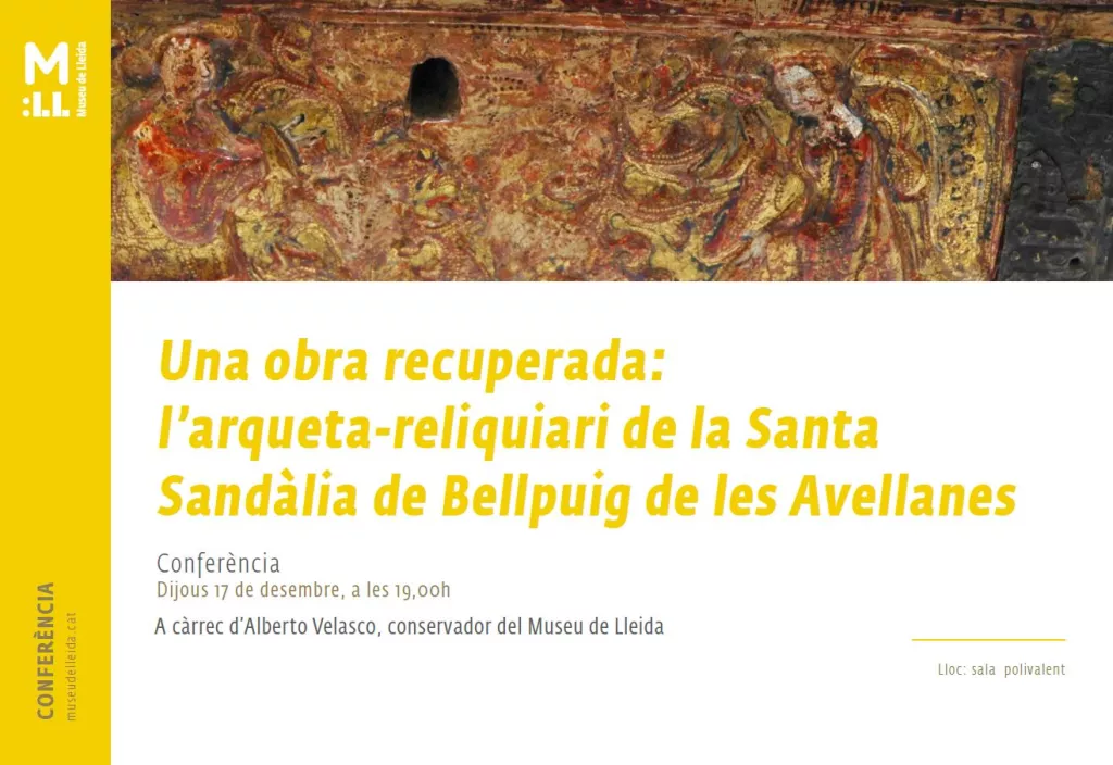 Una obra recuperada: l'arqueta-reliquiari de la Santa Sandàlia