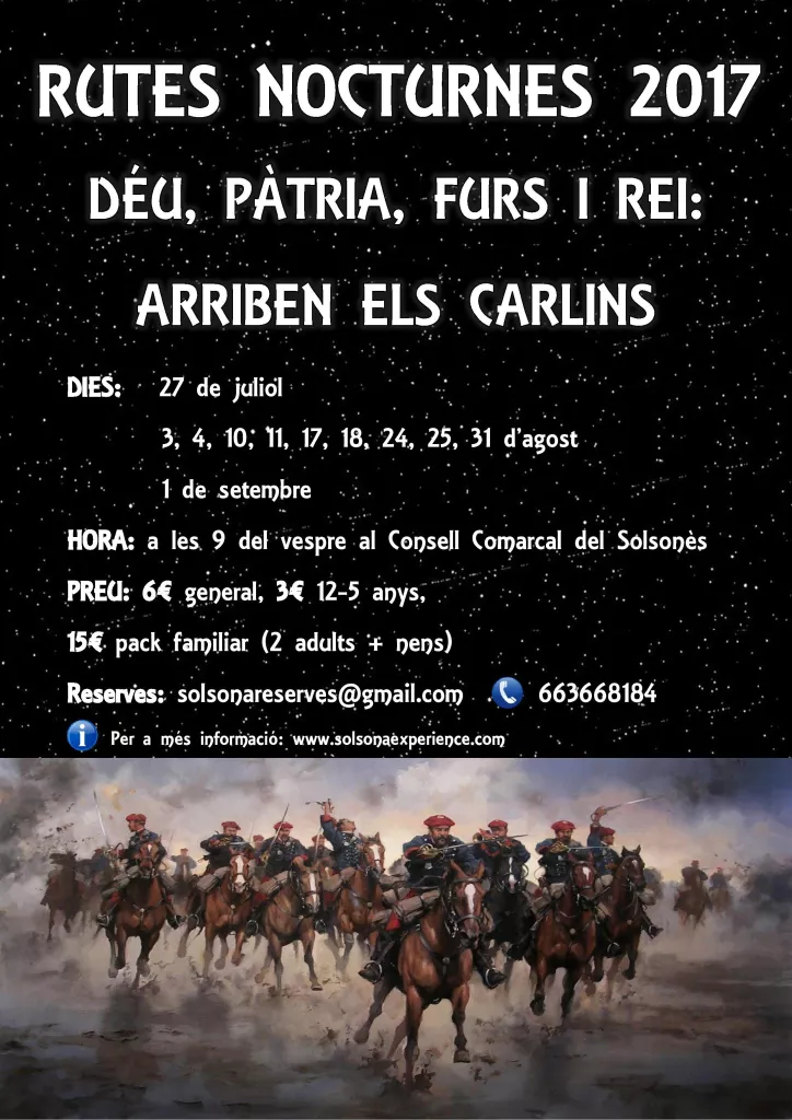'Deu Pàtria, Furs i Rei: arriben els carlins!'