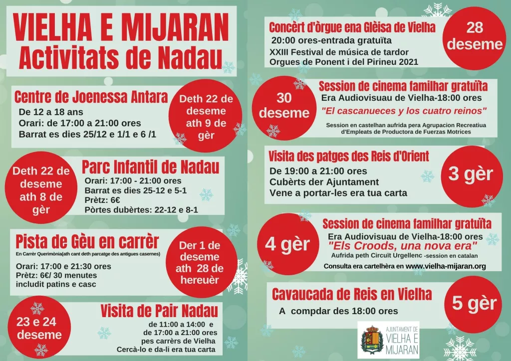 Nadal a Vielha e Mijaran