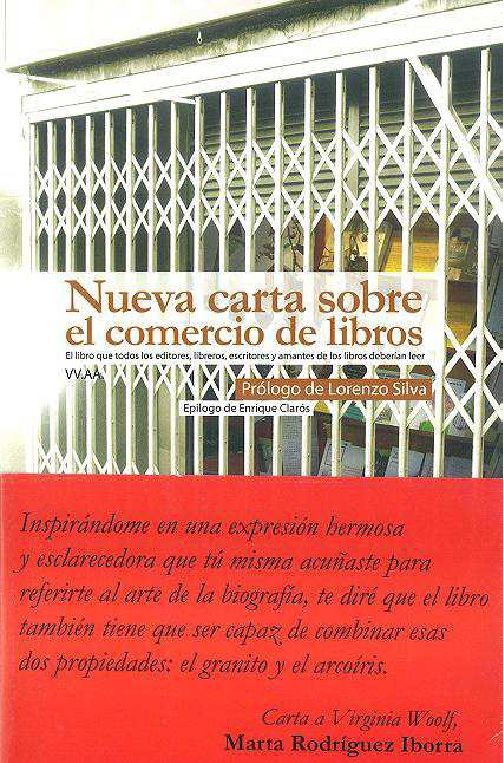 Presentació del llibre 'Nueva carta sobre el comercio de libros'