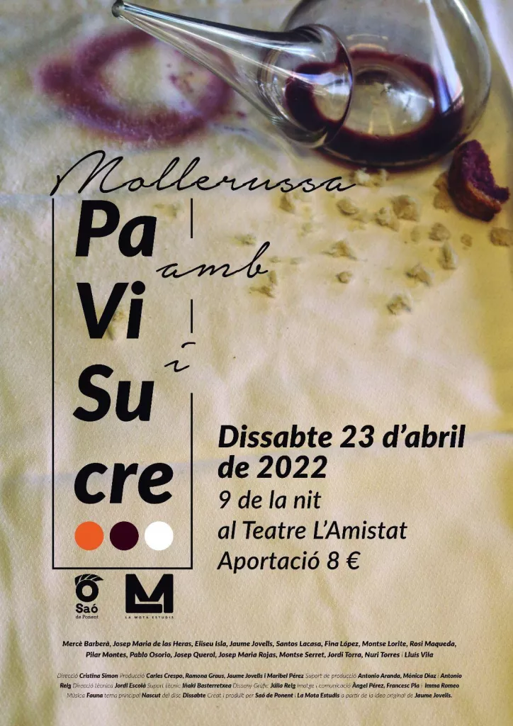 Mollerussa pa amb vi i sucre