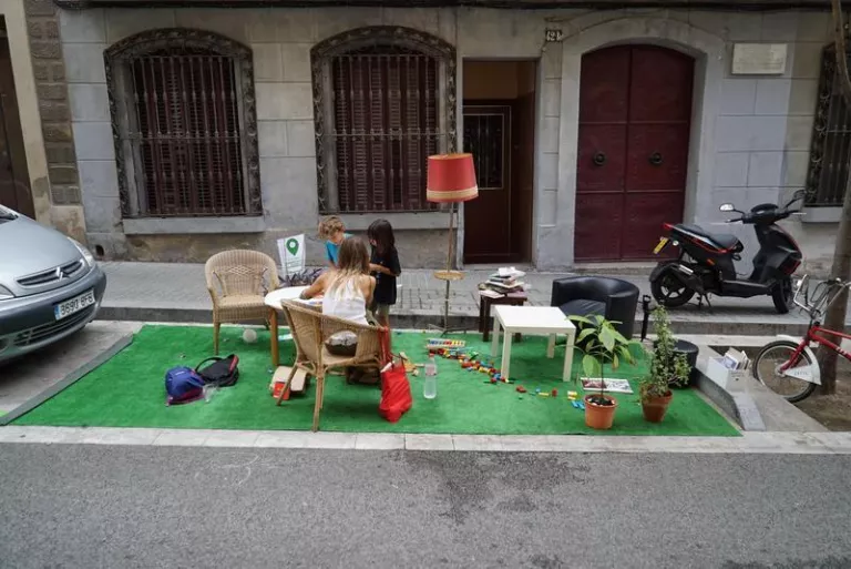 Lleida celebra dissabte el seu primer Parking Day