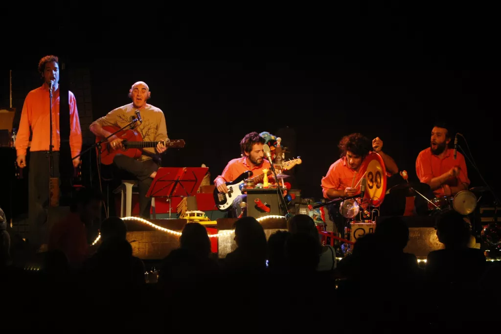 Pau Riba en un concert a Lleida.