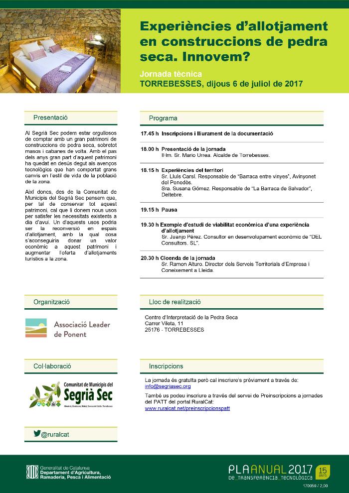 Jornada sobre la Pedra Seca