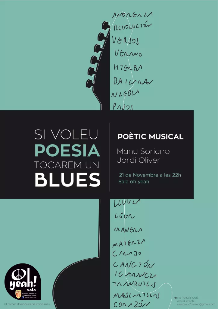 Si voleu poesia tocarem un blues