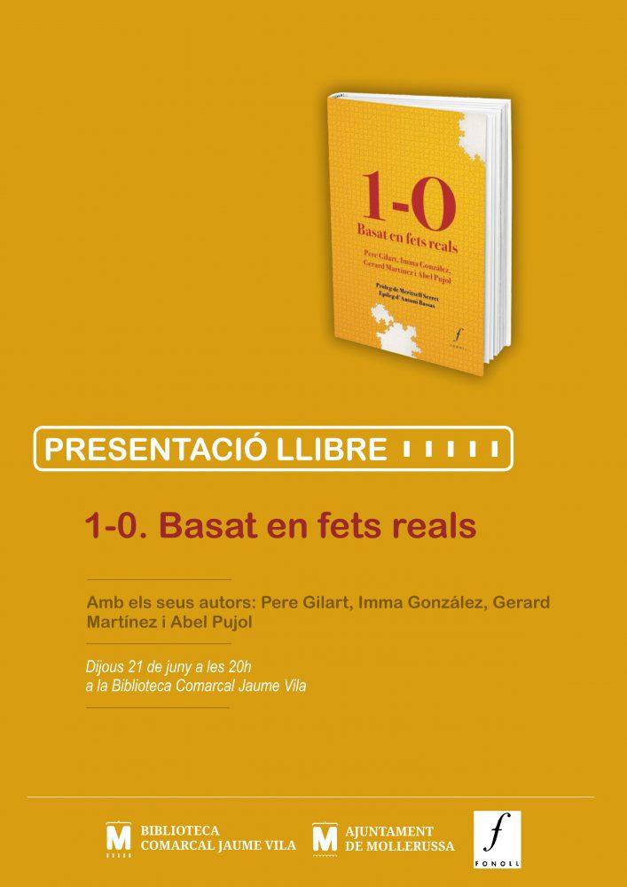 Presentació del llibre: "1-O Basat en fets reals