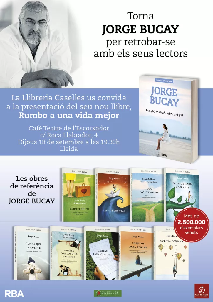 Presentació del nou llibre de Jorge Bucay