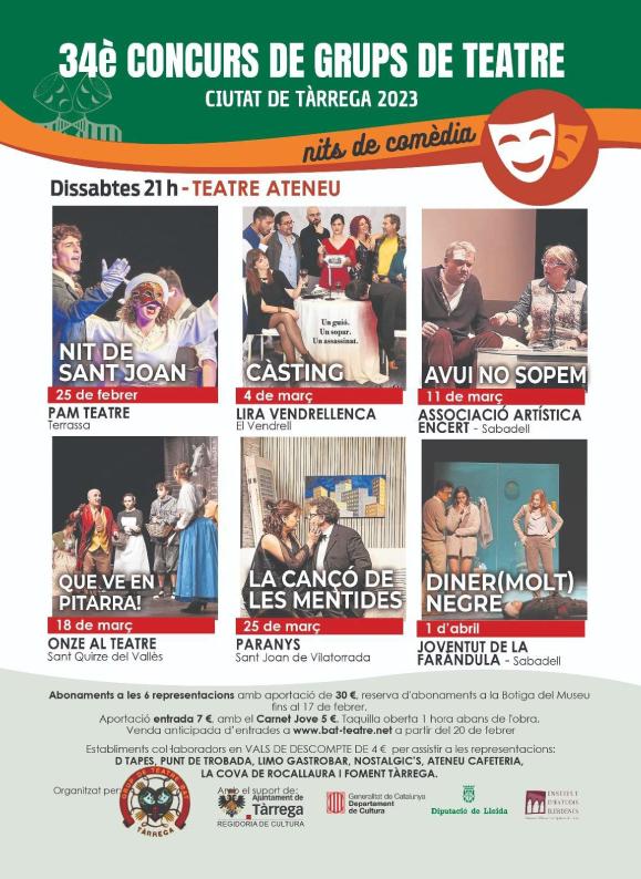 Nits de Comèdia | Teatre Ateneu Tàrrega