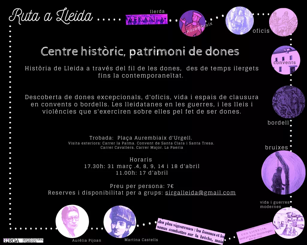 Ruta turística "Centre Històric, patrimoni de dones"