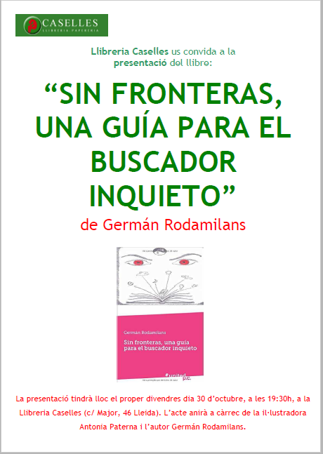 Presentació del llibre "Sin fronteras, una guía para el buscador inquieto"