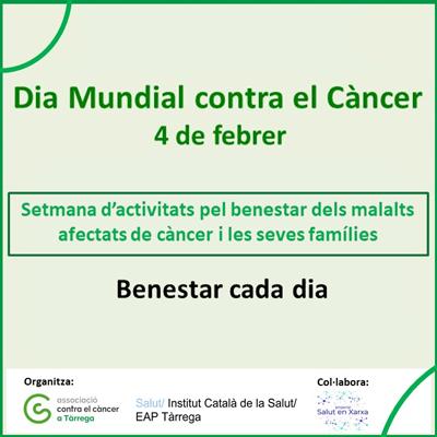 Activitat a Tàrrega en el Dia Mundial contra el Càncer
