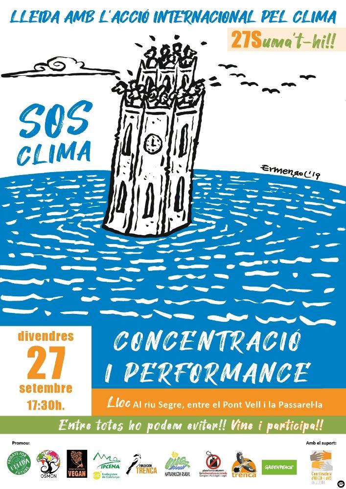 Lleida, amb l'acció internacional pel clima