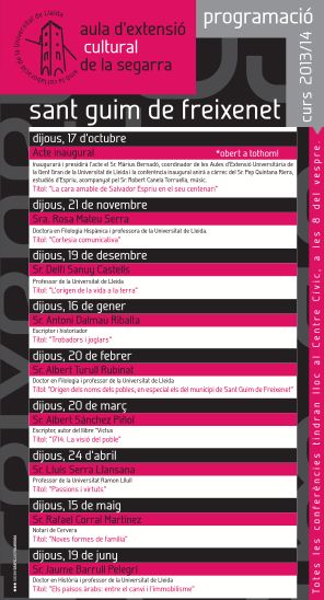 Xerrada 'Passions i virtuts'