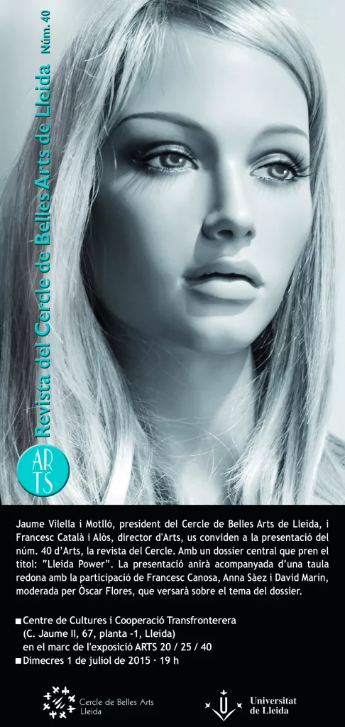Presentació del número 40 de la revista Arts