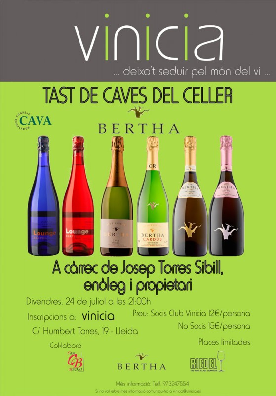 Tast de caves del celler Bertha