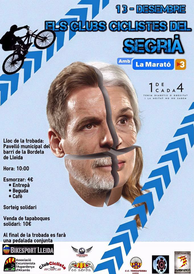 Els clubs ciclistes del Segrià amb La Marató