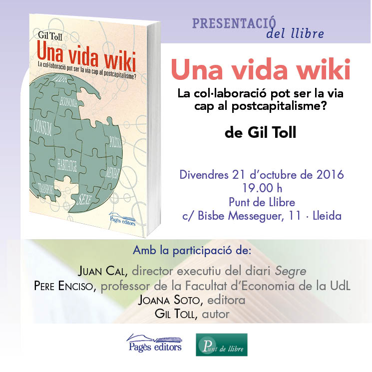 Presentació del llibre "Una vida Wiki"