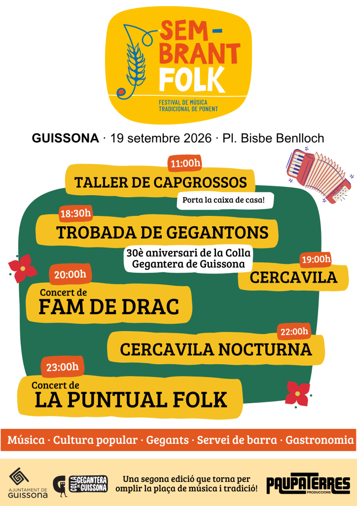 Sembrant Folk 2026 a Guissona