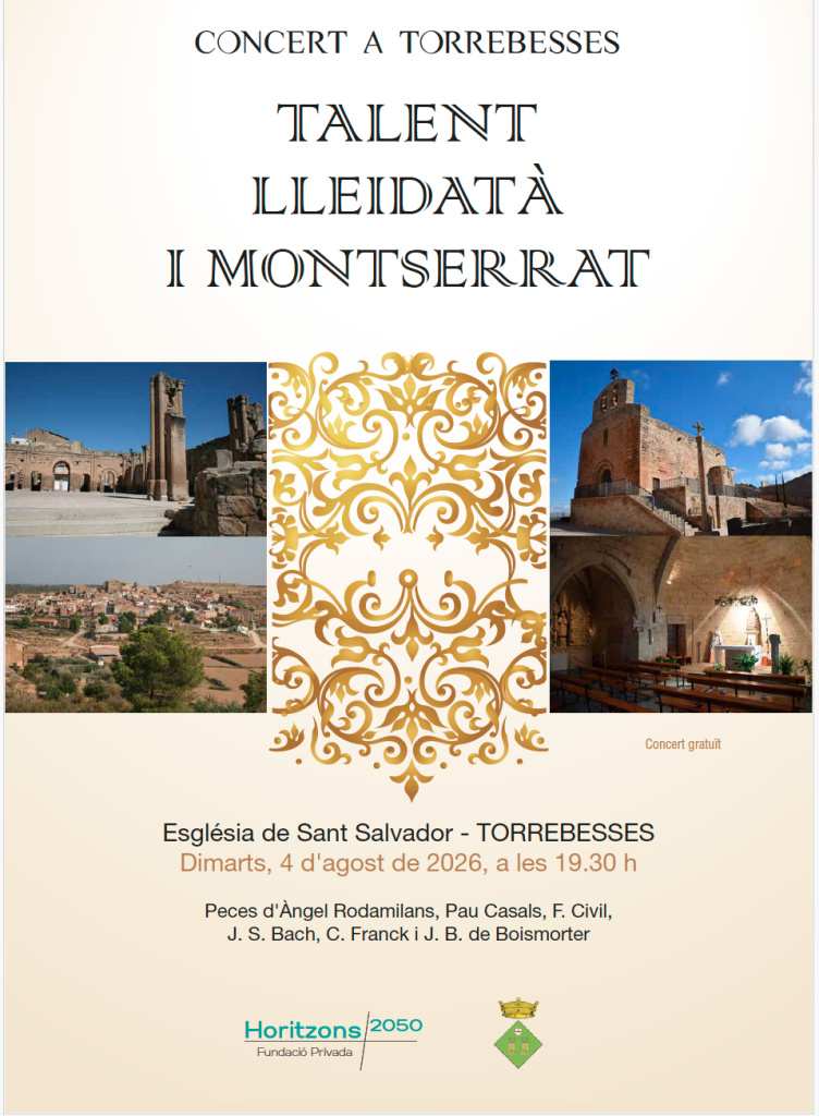 Concert 'Talent Lleidatà i Montserrat' a Torrebesses
