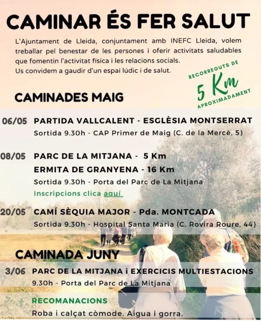 Caminar és fer salut