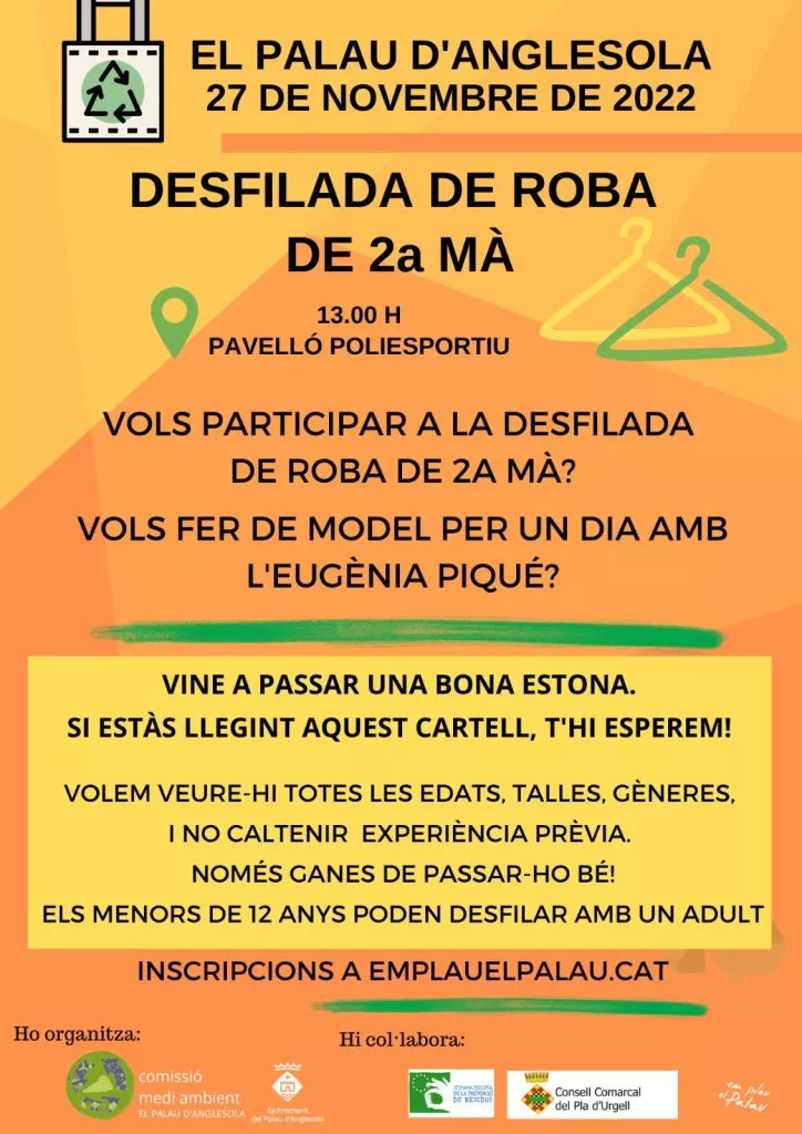 Desfilada de roba de 2a mà