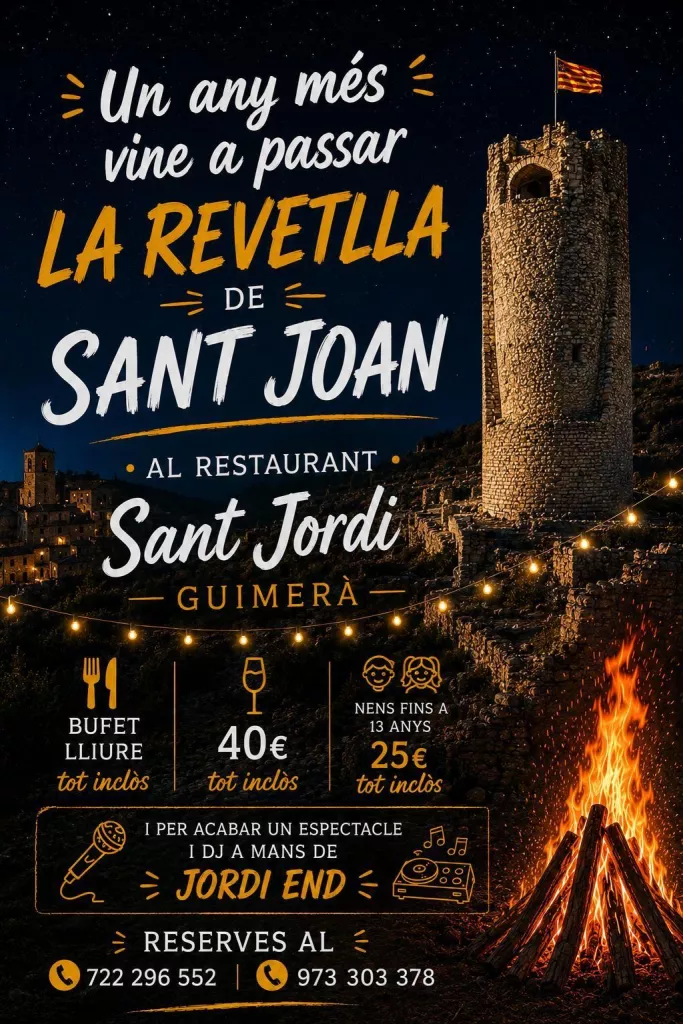 Revetlla de Sant Joan a Guimerà