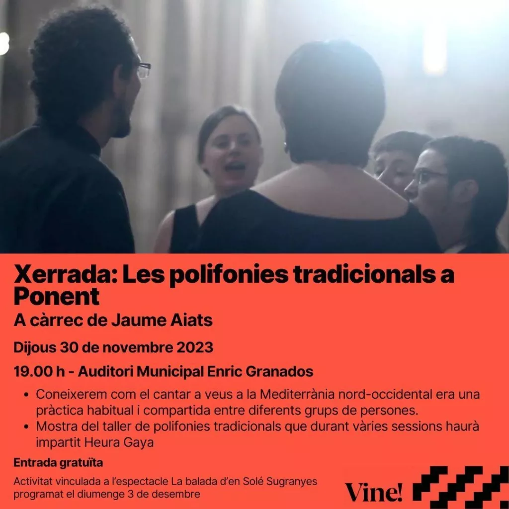 Les polifonies tradicionals a Ponent